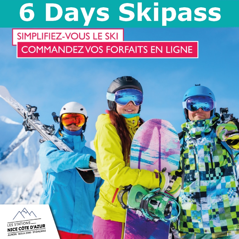 6 DAYS SKIPASS